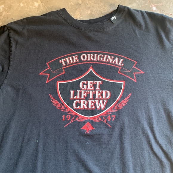 Vintage LRG Get Lifted Crew Short-Sleeve Graphic Tee Shirt. - Picture 5 of 9